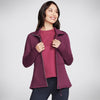 Skechers Go Snuggle Jacket Burgundy