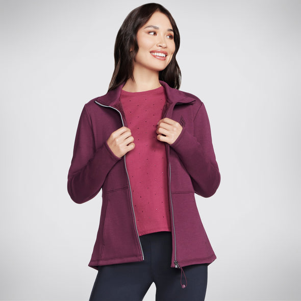 Skechers Go Snuggle Jacket Burgundy