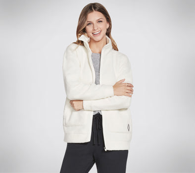 Skechers W3JA239 Downtime Jacket Off White
