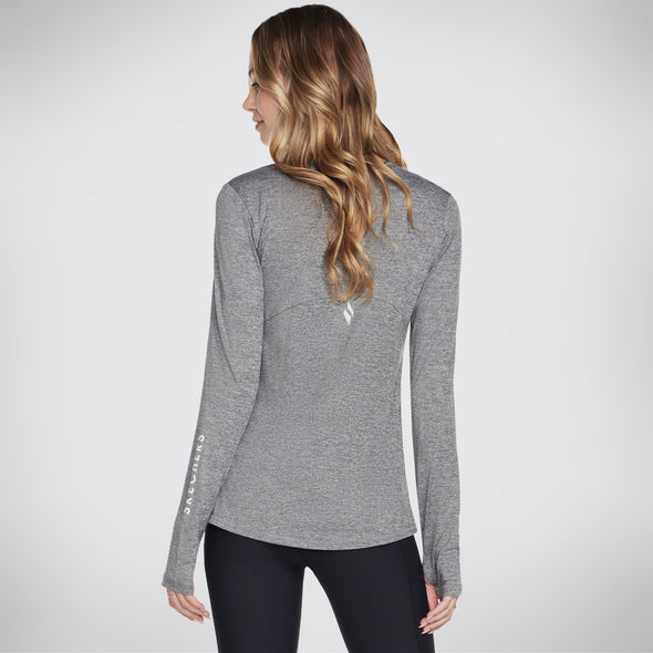Skechers Go Dri Swift Long Sleeve Charcoal