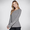 Skechers Go Dri Swift Long Sleeve Charcoal