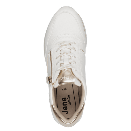 Jana 8-23774-43 196 WHITE/GOLD