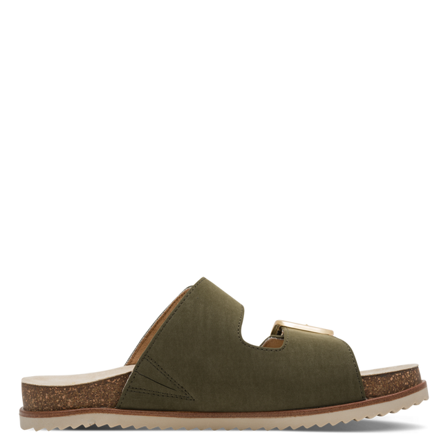 Jana 8-27461-46 722 OLIVE Ladies Slides Sandals