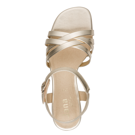 Jana 8-28279-46 940 GOLD Ladies Dress Sandals