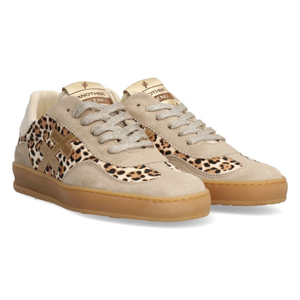 Another Trend Leopardo Beige A032 C3A3 Ladies Comfort Trainers