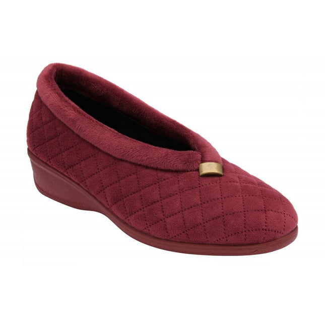 Lotus Eadie Bordo Ladies Slippers