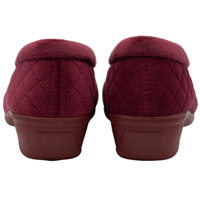 Lotus Eadie Bordo Ladies Slippers