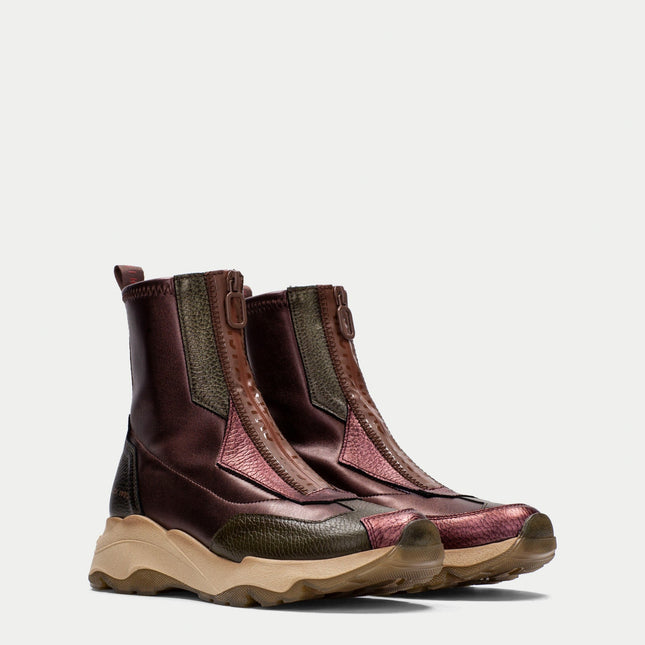 Hispanitas CHI254321 Nepal Womens Zip Boot Wine Leather