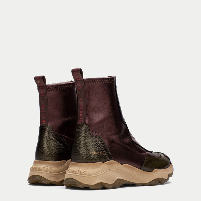 Hispanitas CHI254321 Nepal Womens Zip Boot Wine Leather