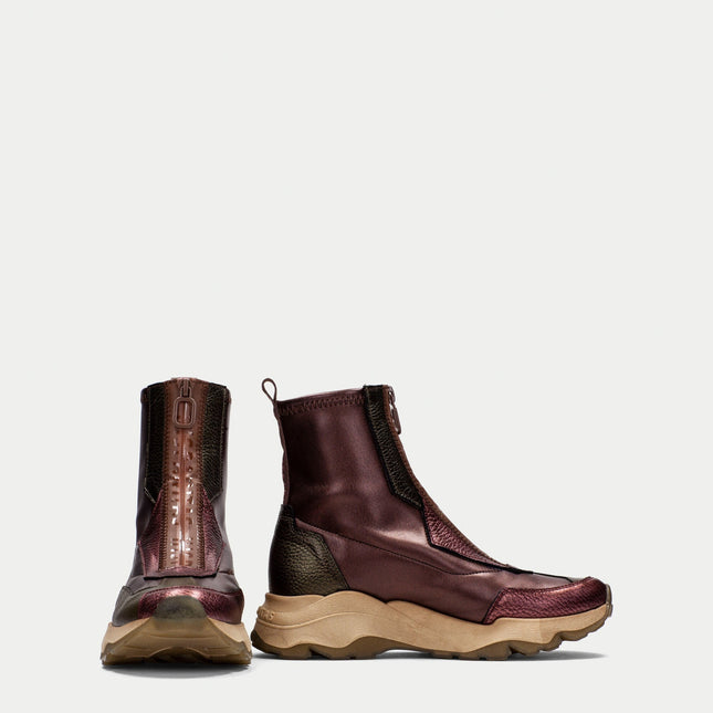 Hispanitas CHI254321 Nepal Womens Zip Boot Wine Leather