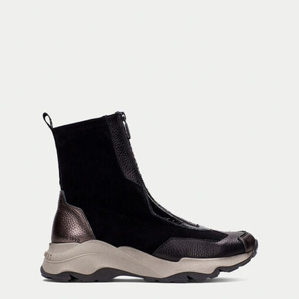 Hispanitas CHI254321 Nepal Womens Zip Boot Black Leather