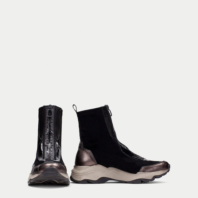 Hispanitas CHI254321 Nepal Womens Zip Boot Black Leather