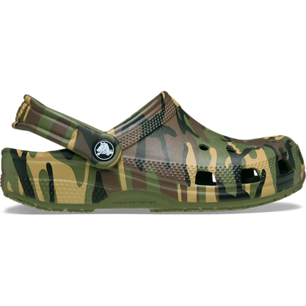 Crocs Classic Camoußage Clog K CR3TC Army Green/Multi 211879-3TC Boys Clog Sandals