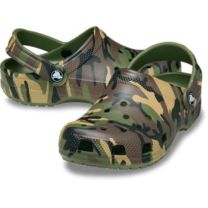 Crocs Classic Camoußage Clog K CR3TC Army Green/Multi 211879-3TC Boys Clog Sandals
