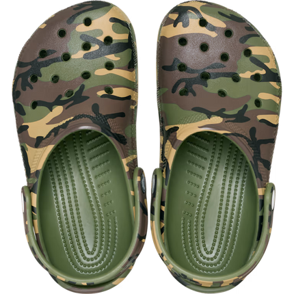 Crocs Classic Camoußage Clog K CR3TC Army Green/Multi 211879-3TC Boys Clog Sandals