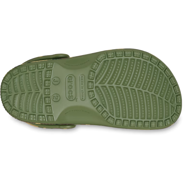 Crocs Classic Camoußage Clog K CR3TC Army Green/Multi 211879-3TC Boys Clog Sandals