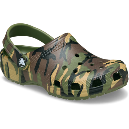 Crocs Classic Camoußage Clog K CR3TC Army Green/Multi 211879-3TC Boys Clog Sandals