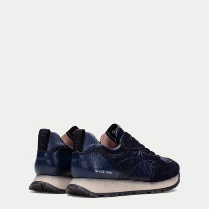 Hispanitas HI254209 Kansas Womens Lace-up Trainer Navy Leather