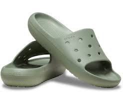 Crocs Classic Slide V2 Moss