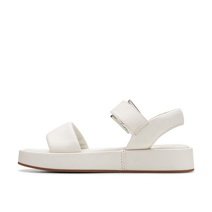 Clarks Alda Strap Off White Leather