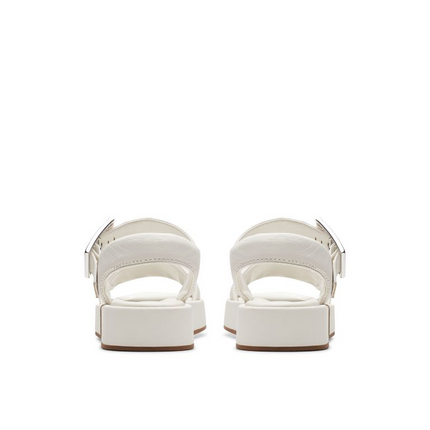 Clarks Alda Strap Off White Leather
