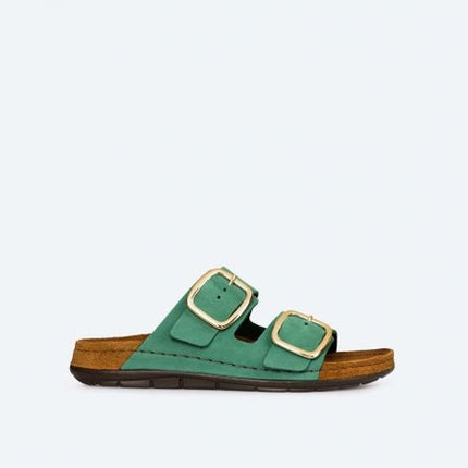 Rohde 5879-60 Green Ladies Mule Sandals