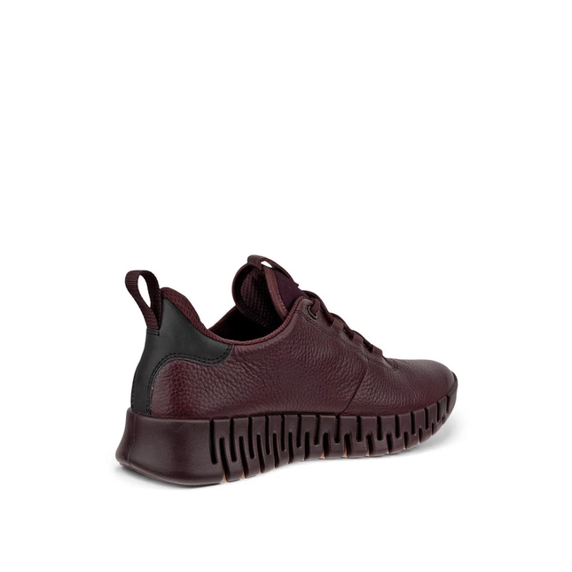 Ecco 21823301385 Gruuv Fig Burgundy Ladies Trainers