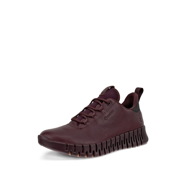 Ecco 21823301385 Gruuv Fig Burgundy Ladies Trainers