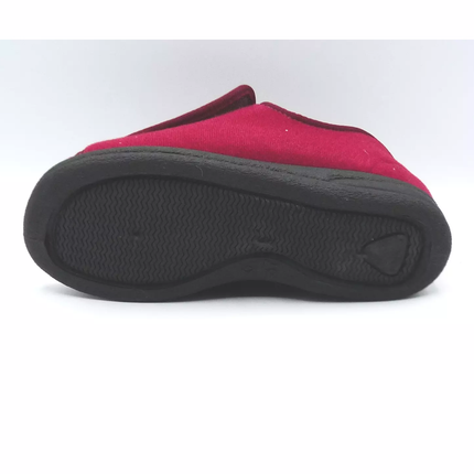 FAR Granit Ladies Wide-Fit Easy Open Velcro Slippers Mens Extra-Room House Shoes Shock-Absorbing Sole