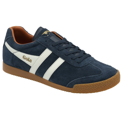Gola Harrier Navy, Off White & Moody Orange Trainer CMA192IW1