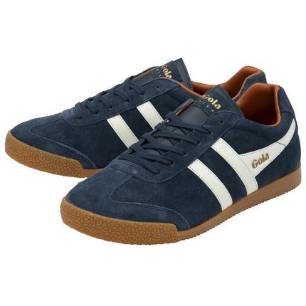 Gola Harrier Navy, Off White & Moody Orange Trainer CMA192IW1