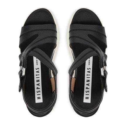 Hispanitas Bolero - V26 Black Ladies Fashion Sandals HV264570 Black