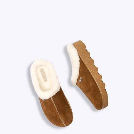 Rohde 6125-76 Tan Ladies Comfort Slippers