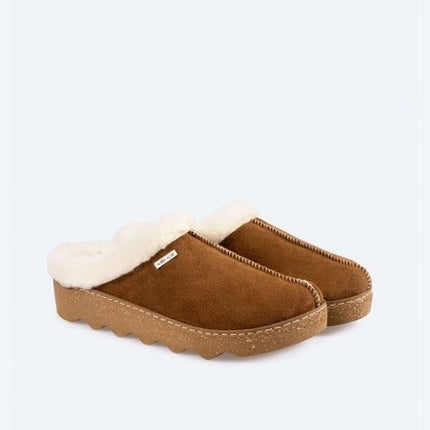 Rohde 6125-76 Tan Ladies Comfort Slippers