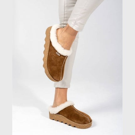 Rohde 6125-76 Tan Ladies Comfort Slippers