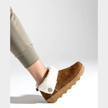 Rohde 6128-76 Tan Ladies Comfort Slippers