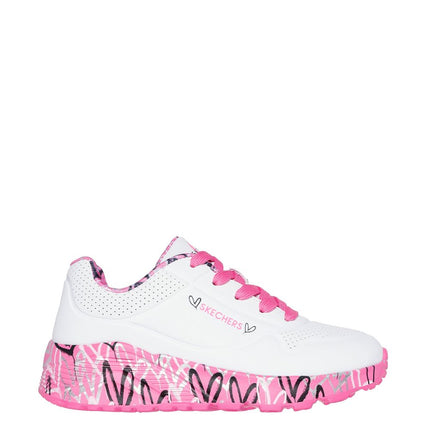 Skechers X Jgoldcrown: Uno Lite White 314976L