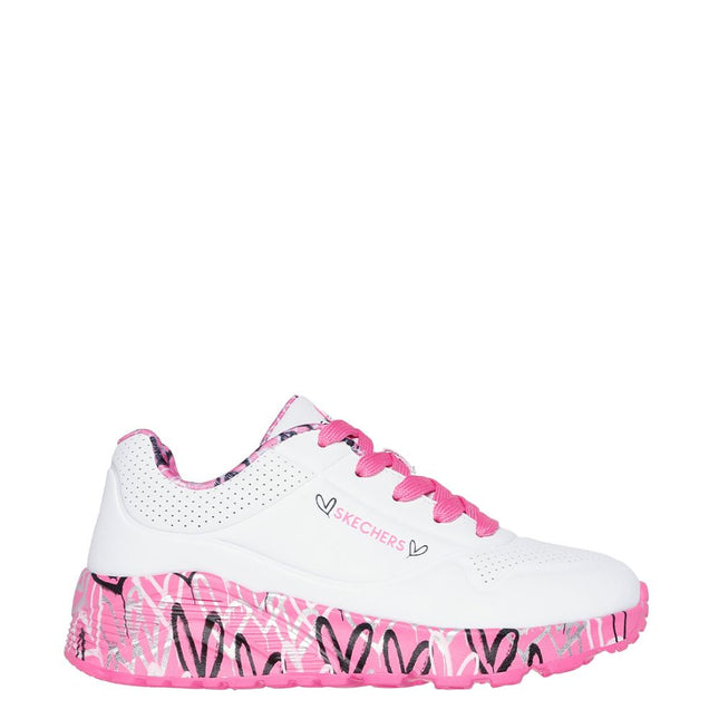 Skechers X Jgoldcrown: Uno Lite White 314976L