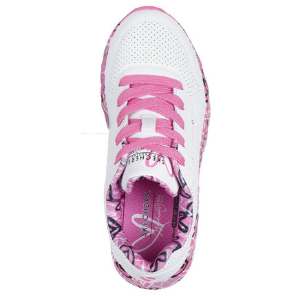 Skechers X Jgoldcrown: Uno Lite White 314976L