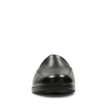 Clarks Georgia Black Leather
