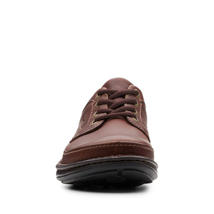 Clarks Nature Three Mahogany Leather