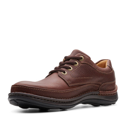 Clarks Nature Three Mahogany Leather
