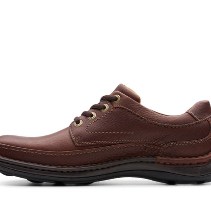 Clarks Nature Three Mahogany Leather