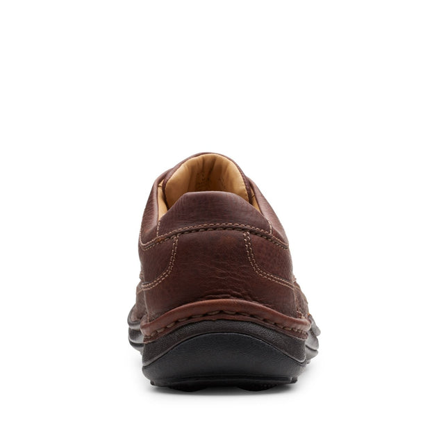 Clarks Nature Three Mahogany Leather