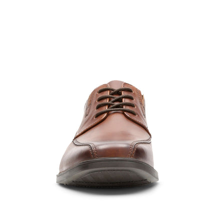 Clarks Tilden Walk Dark Tan Leather