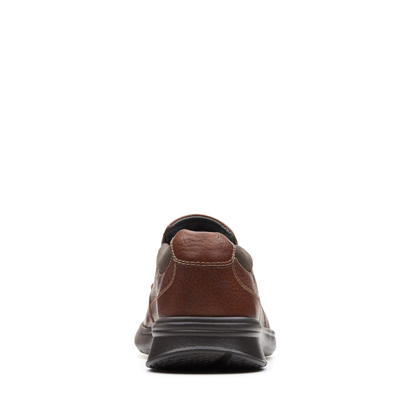 Clarks Cotrell Free Tobacco Leather - Wide Fit