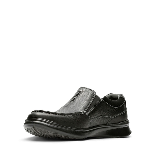 Clarks Cotrell Free Black Oily Leather - Standard Width