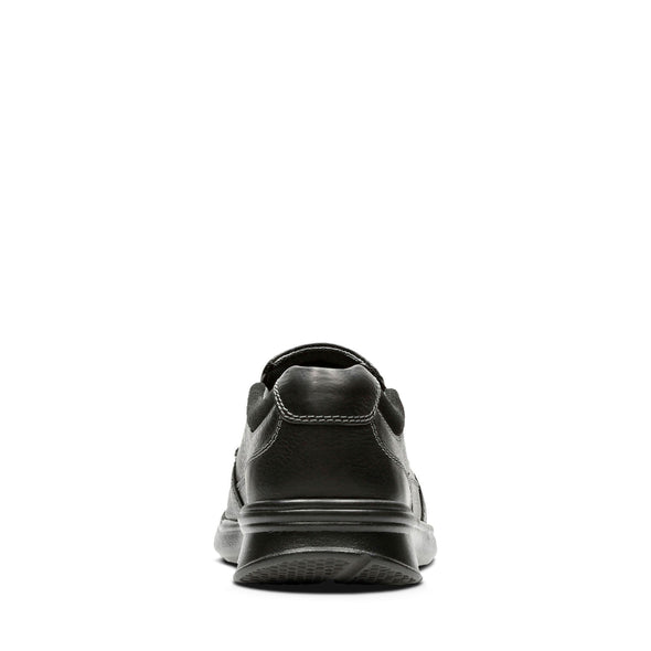 Clarks Cotrell Free Black Oily Leather - Standard Width