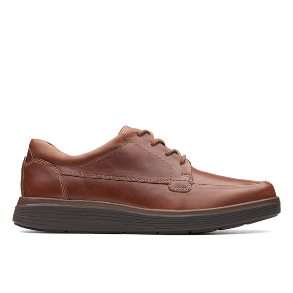 Clarks Un Abode Ease Dark Tan Leather - Wide Width