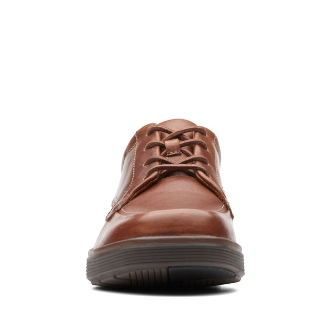 Clarks Un Abode Ease Dark Tan Leather - Wide Width